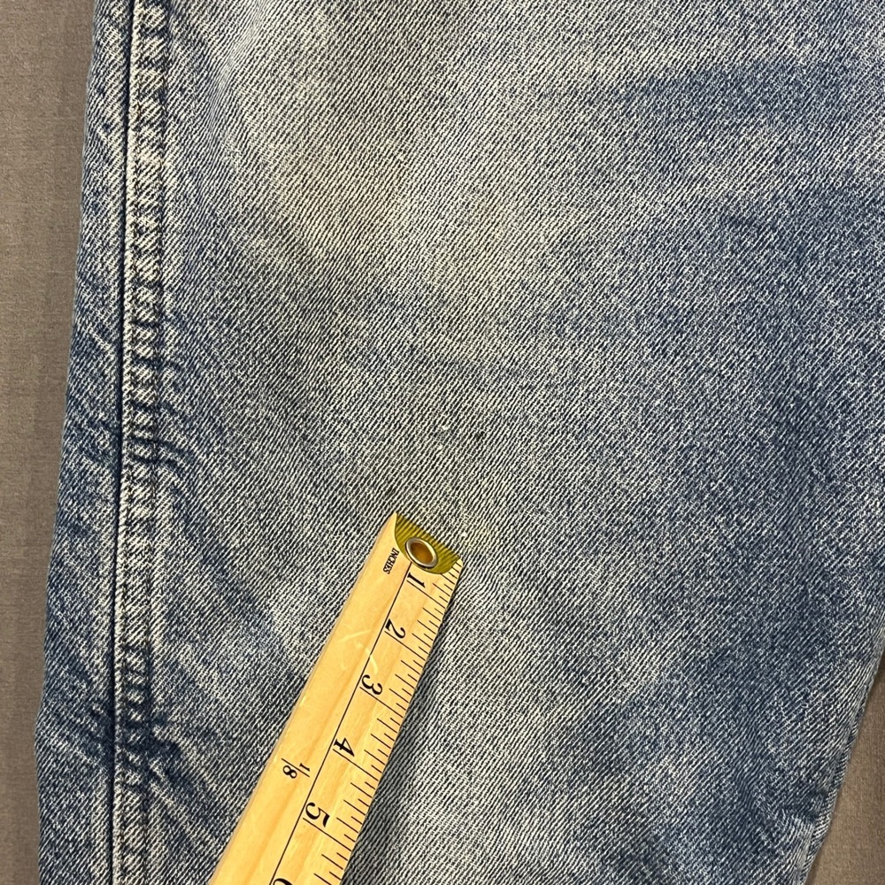 Wrangler Fleece Lined Jeans Mens 32x32 Blue Red Insulated Straight Leg 33213SW - Picture 7 of 10